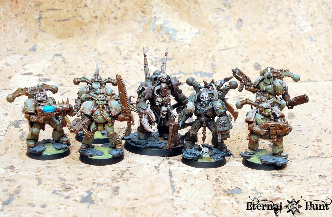 Chaos, Chaos Space Marines, Conversion, Death Guard, Kitbash, Nurgle ...